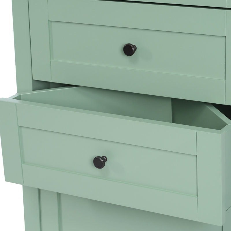 Armoire de salle de bain autoportante 68,9 po Sherry, Vert