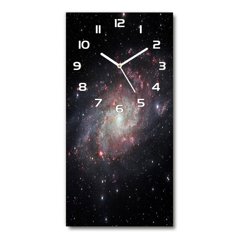 Jayanne Glass Wall Clock, White