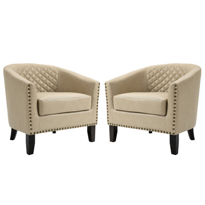 Fauteuil demi-tonneau Edvardas