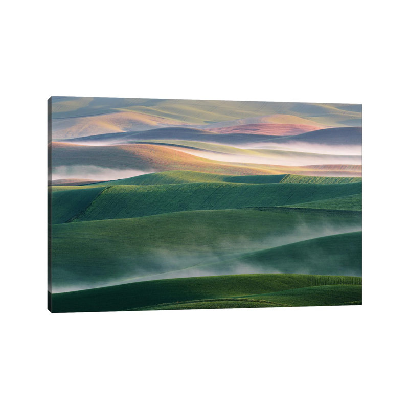 Foggy Morning by Austin - Wrapped Canvas Print