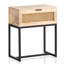 Alidiya 50cm W Metal Bedside Table