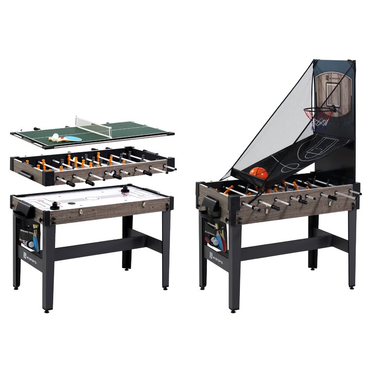 KICK Defender 48 10-in-1 Multi-Game Table (Black)