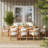 Patio 8-person Dining Set With Cushions-1700759254-1700759251