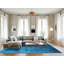Tapis floral bleu-1320281274