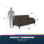 Aklima 3 Seater Linen Sofa-61691765