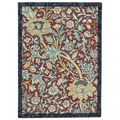 Wool Floral Area Rug