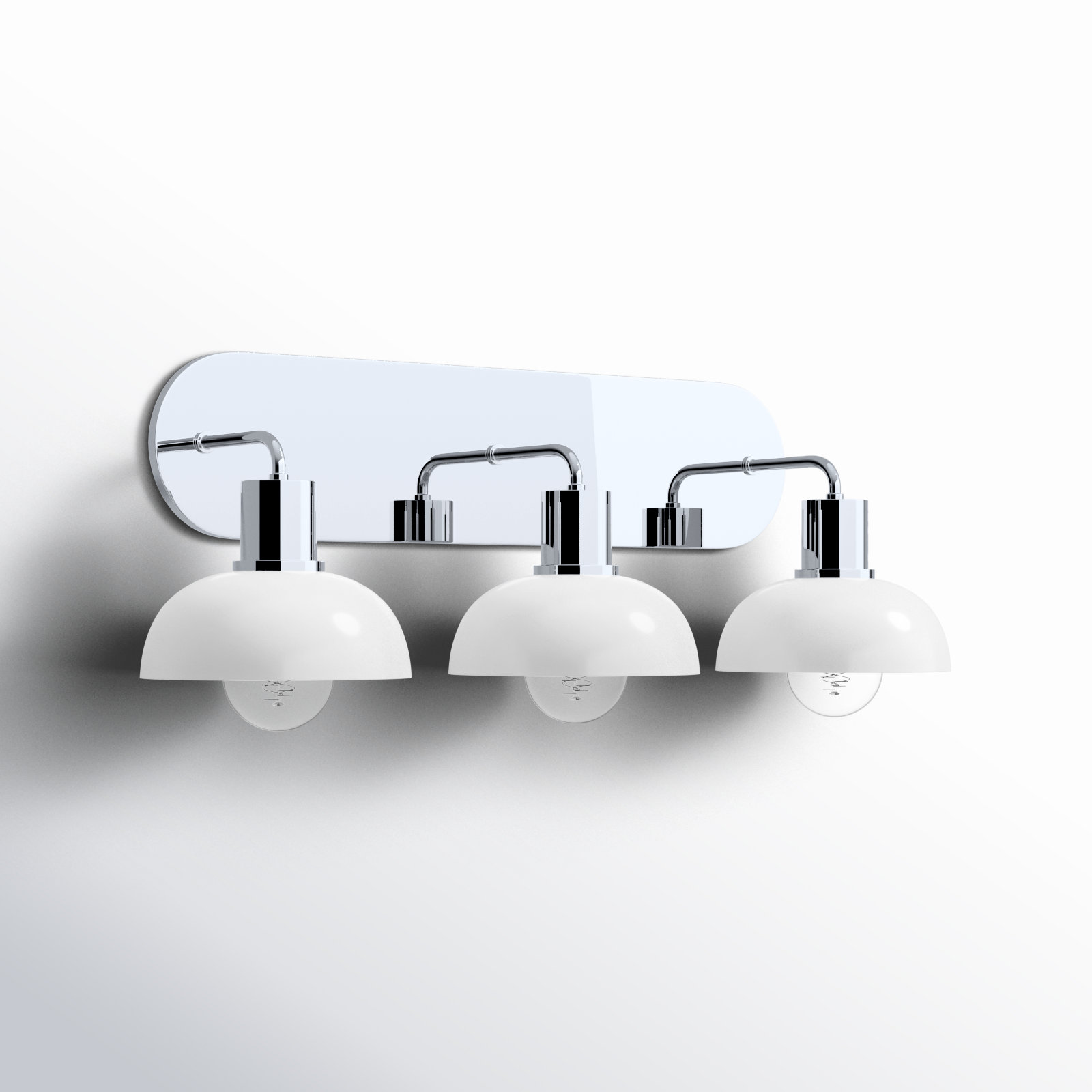 Renfield Vanity Light, Polished Chrome, 3
