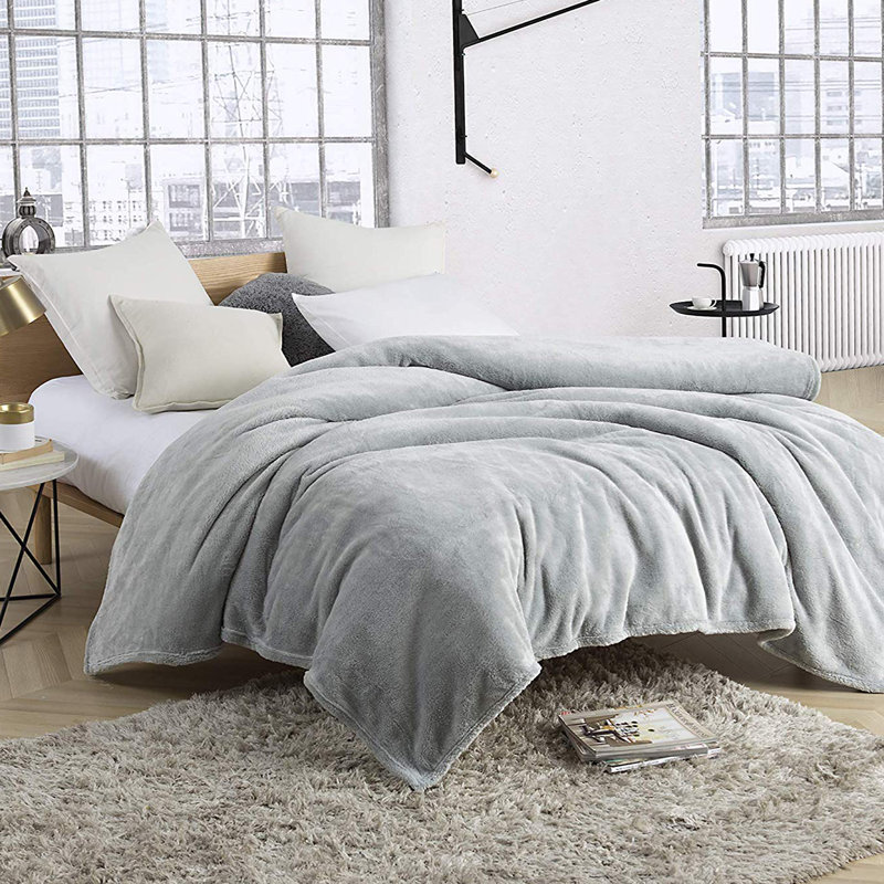 Other Items Coma Inducer Fleece Sheet Set, King Sheet Set + Fitted Sheet + 2 Pillowcases, Gray