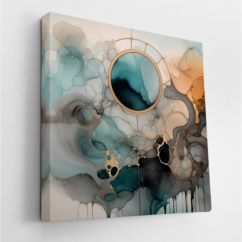 Luminous Realms, 42" H x 42" W