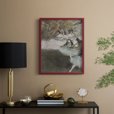 «Vintage Portrait Print», impression encadrée en bois massif