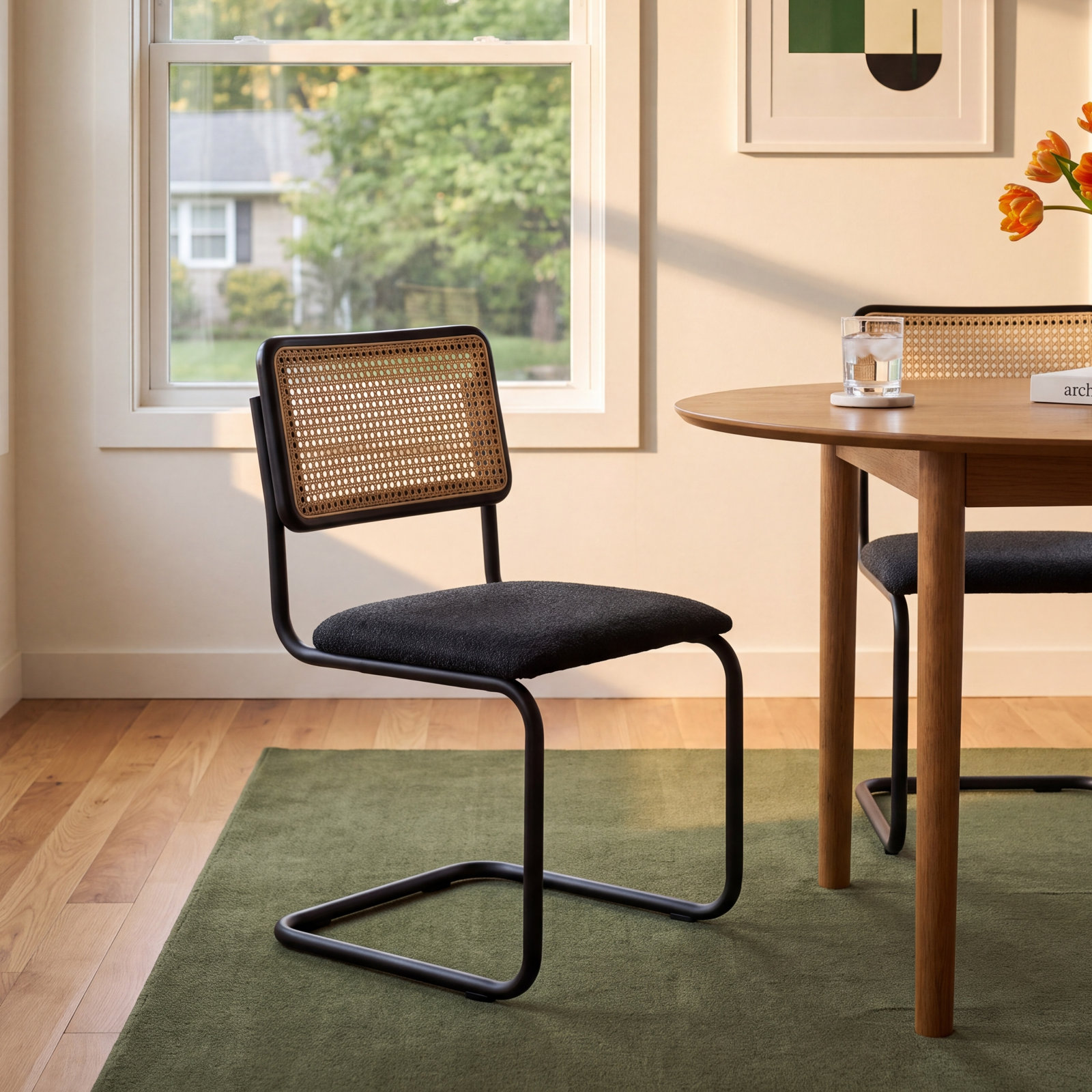 Walsh Dining Chair, Black, Black