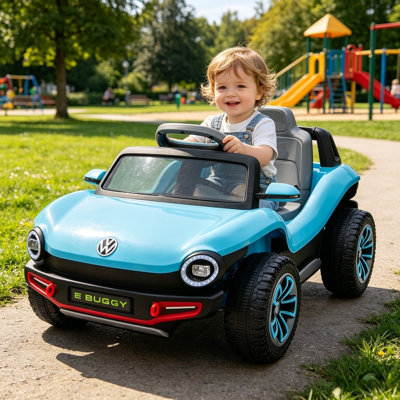 Licensed Volkswagen Beetle 12V Kids Ride-On Electric Car With Remote Control