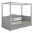 Twin Size Canopy Bed With 2 Drawers, Wooden Daybed Frame, Sofa Bed, Platform Bed Frame For Kids, Teens, Adults-1010398237