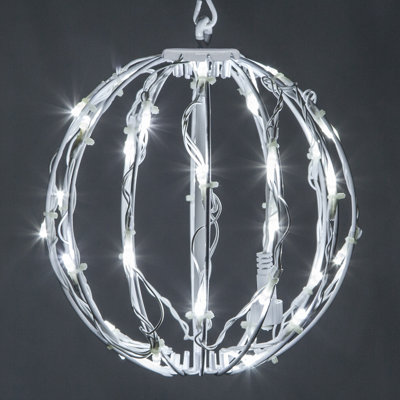 Fold-Flat LED Metal Sphere Light