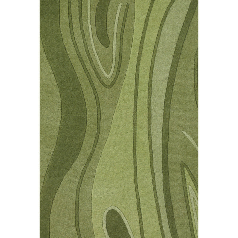 Tapis vert touffeté à la main Inhabiter