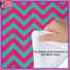Édredon à chevrons rose et bleu-130509999