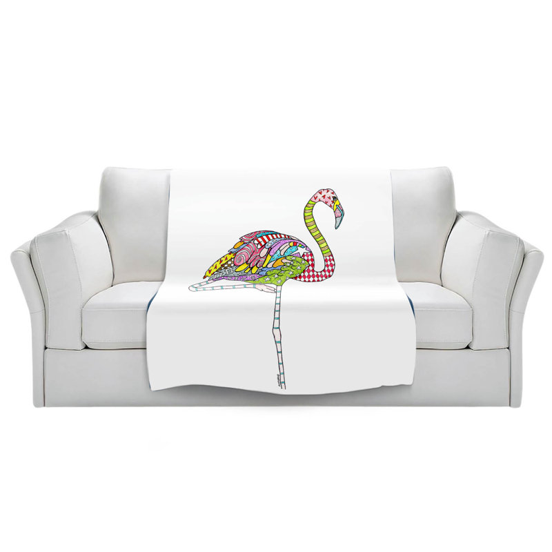  Couverture Flamingo, 68 po x 80 po