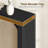 Extra Long Console Table Farmhouse Behind Couch Sofa Partner, Industrial Style with Metal Accents and Triangular Supports-588760184-588760189