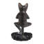 Figurine en bois yoga kitty Juba