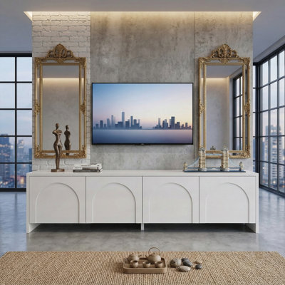 Olsen 71" Media Console With Arched Details