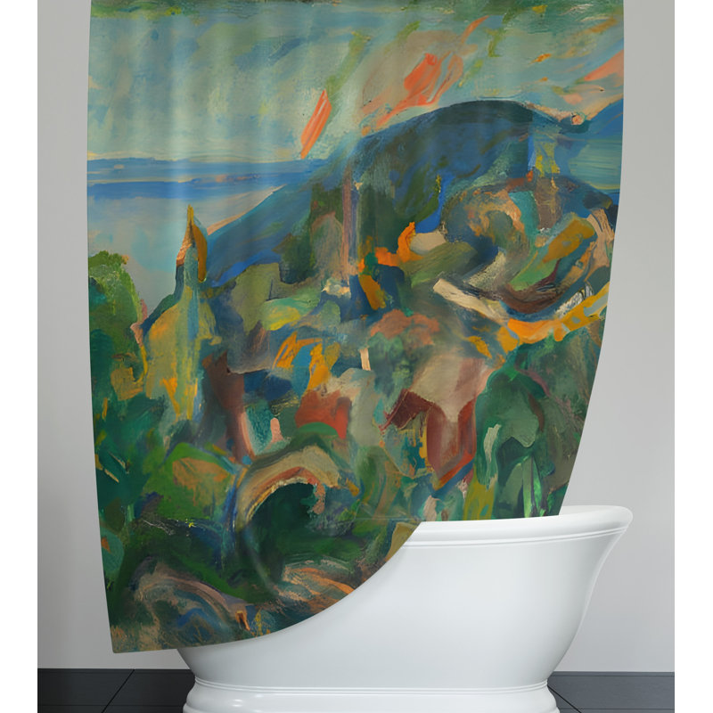 Shower Curtain_SH00602, 72" H x 70" W