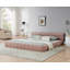 Lit plateforme en tissu d'ameublement Chenille-1301592181-1301592178