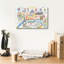  «Paris Map Light» par Farida Zaman, art mural sur toile, 18 po x 12 po-118048210