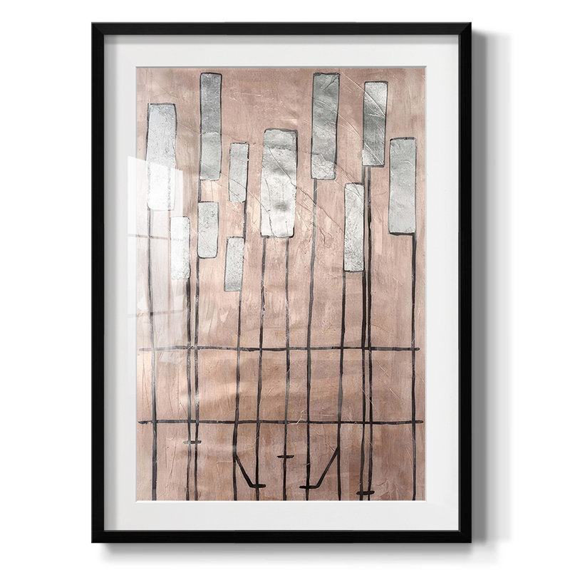 Clavichord I - impression encadrée, H 28,5 po x l 20,5 po, Noir