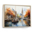 «Orange Canal Impressionistic Canal Loose», reproduction sur toile-286098849-286098864
