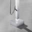 Robinet de baignoire autoportant à poignée simple classique avec douche à main-111704769