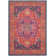 Annette Oriental Fuchsia/Orange Area Rug