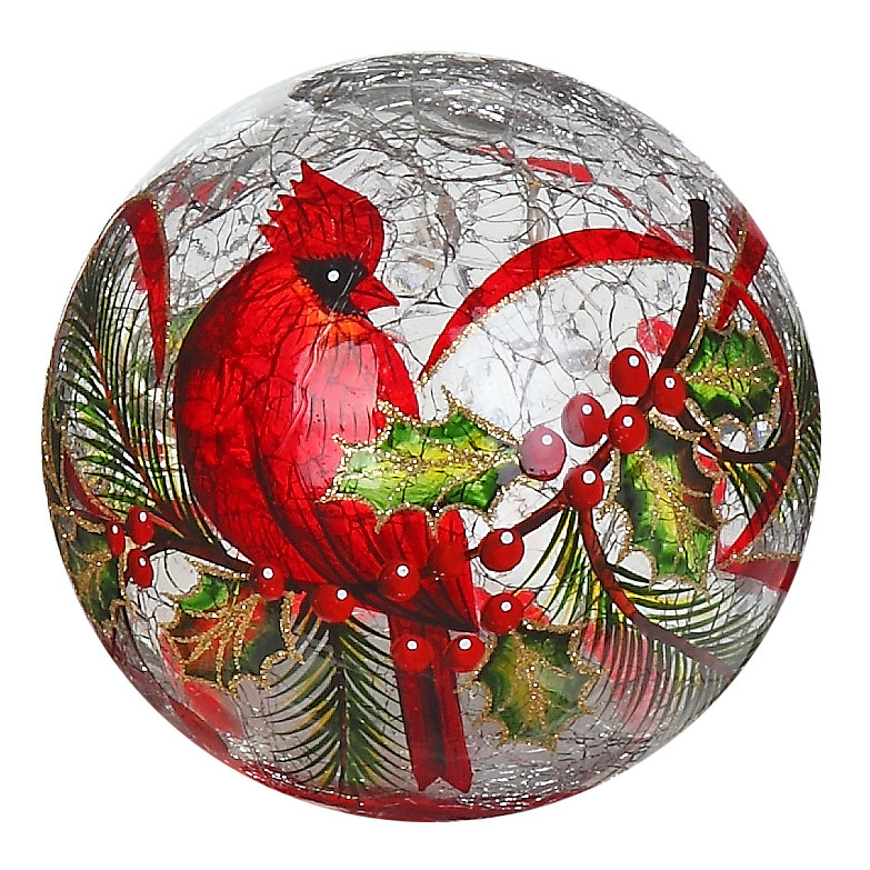 Globe cardinal à DEL Cardinal
