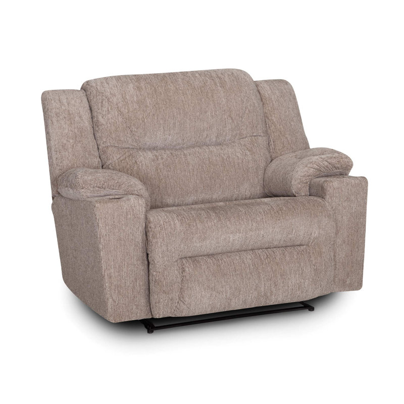 Oversized Fabric Recliner