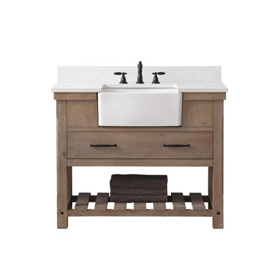 Meuble-lavabo simple 42 po Curiel