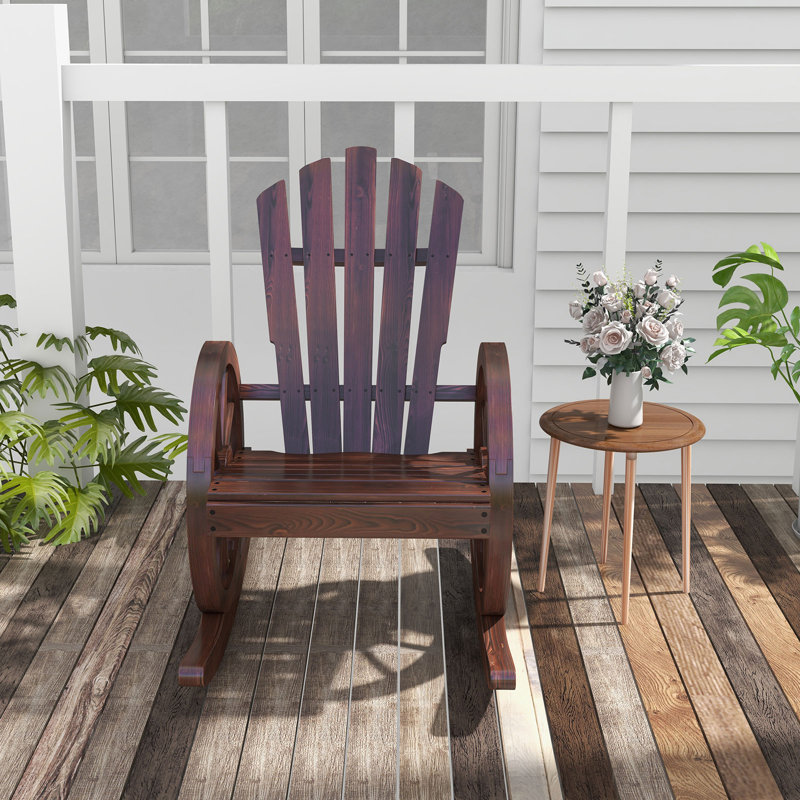 Chaise berçante d'extérieur Millwood Pines
