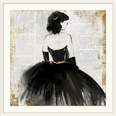 «Lady in Black Dress», impression