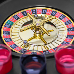  18 Piece Roulette Drinking Game Set