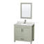 Sheffield 36" Single Bathroom Vanity Set with Mirror-97623945