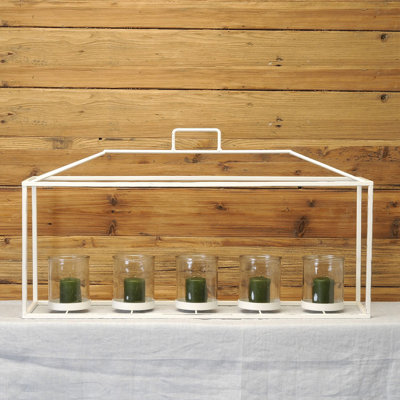 Lanterne en métal/verre