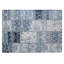 Tapis intérieur lavable antidérapant 2 pi x 3 pi bleu Denim