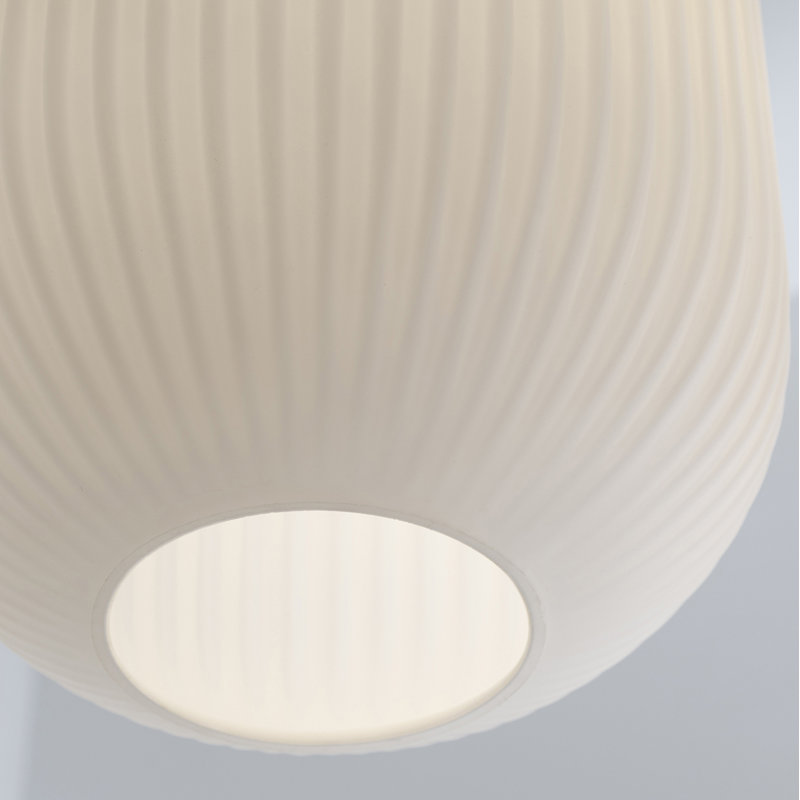 Luminaire suspendu géométrique à 1 lumière Darval, H 8,15 po x l 5 po x P 5 po