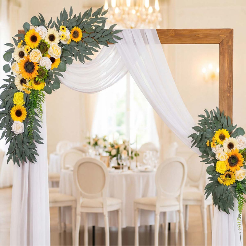 Bouquet de mariage, Jaune