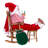 Kringle Klaus Sitting in Chair