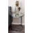 Oakengates Metal Round Nesting Side End Accent Table with Mirrored Glass Top Set-887595561