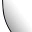Chico D-Shaped Metal Wall Mirror