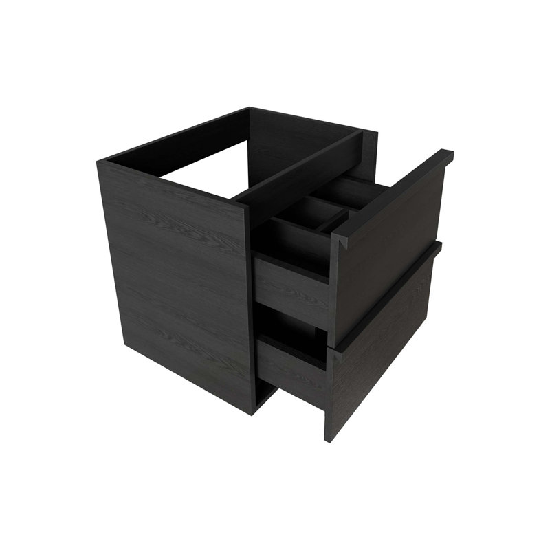 Meuble-lavabo moderne flottant avec rangement spacieux