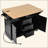 55.7'' Large Kitchen Island With 2 Drop Leaf,, Rolling Kitchen Cart On 5 Wheels With Power Outlet, Folding Storage Dining Table With Spice & Towel Rack , 3 Drawers, For Kitchen, Dining Room-1717153651