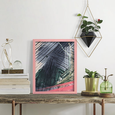 Angled Spaces I - Impression encadrée avec verre