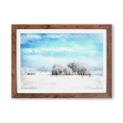 Winter Trees - Single Picture Frame Painting