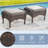 Valierius Versatile Outdoor Wicker Ottomans With Soft Cushions - Durable & Weather-Resistant For Patios, Gardens & Poolside Relaxation-433339996-433339987